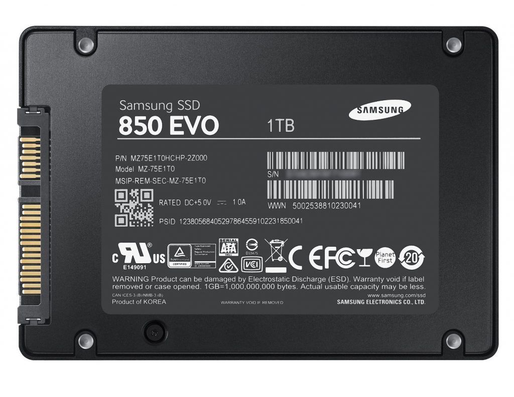 サムスン SSD 4TB 850 EVO V-NAND 2.5インチ