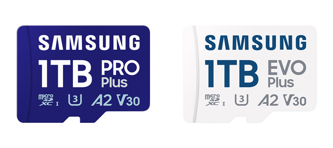 Samsung microSDカードに1TBモデル登場 最大転送速度180MB/sの「microSD PRO Plus」最大転送速度160MB/sの「microSD EVO Plus」8月上旬より販売 image