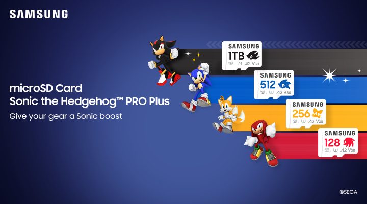 microSD Card Sonic the Hedgehog™ PRO Plus_KV_1440x800_300dpi